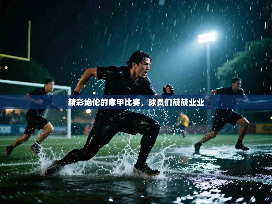 精彩绝伦的意甲比赛，球员们兢兢业业